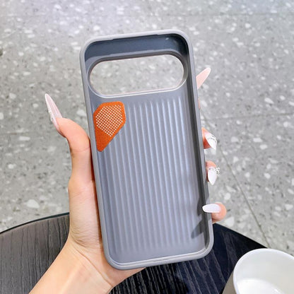 For Google Pixel 11 Pro XL Graphene Cooling Holes Magnetic Phone Case(Grey)