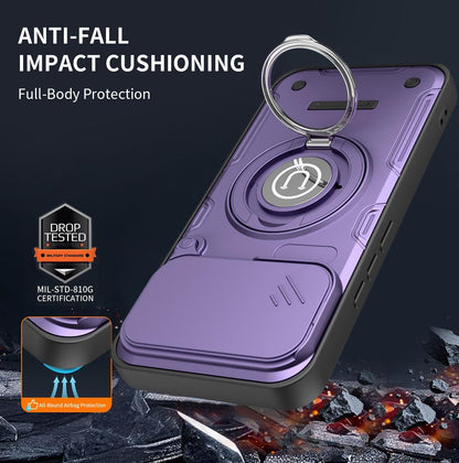 For Xiaomi 17T Pro 5G Sliding Camshield Holder Magnetic Phone Case(Black)