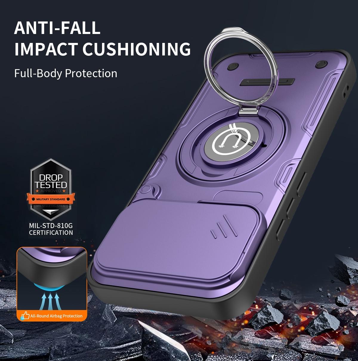 For Xiaomi 17T Pro 5G Sliding Camshield Holder Magnetic Phone Case(Red)