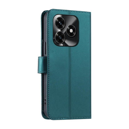 For Honor X5c 4G / X5c Plus / Play 10A Ring Buckle Rhombic Leather Phone Case(Green)