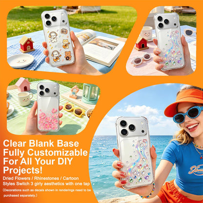 For iPhone 18 Pro Max imak Shockproof Airbag TPU Phone Case(Transparent)