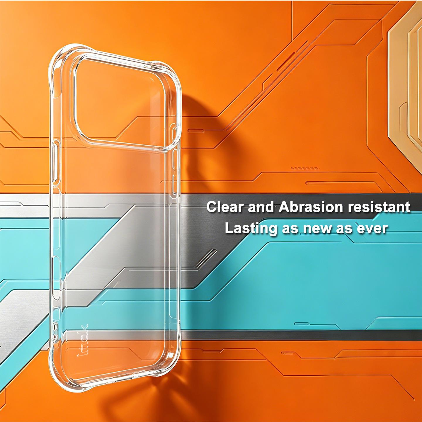 For iPhone 18 Pro imak Shockproof Airbag TPU Phone Case(Transparent)