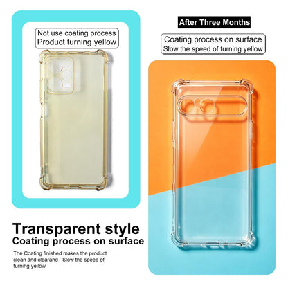 For iPhone 18 Pro imak Shockproof Airbag TPU Phone Case(Transparent)