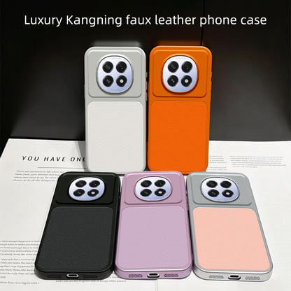 For OPPO A5 5G Global Lambskin Series Skin Feel Shockproof Phone Case(Silver)