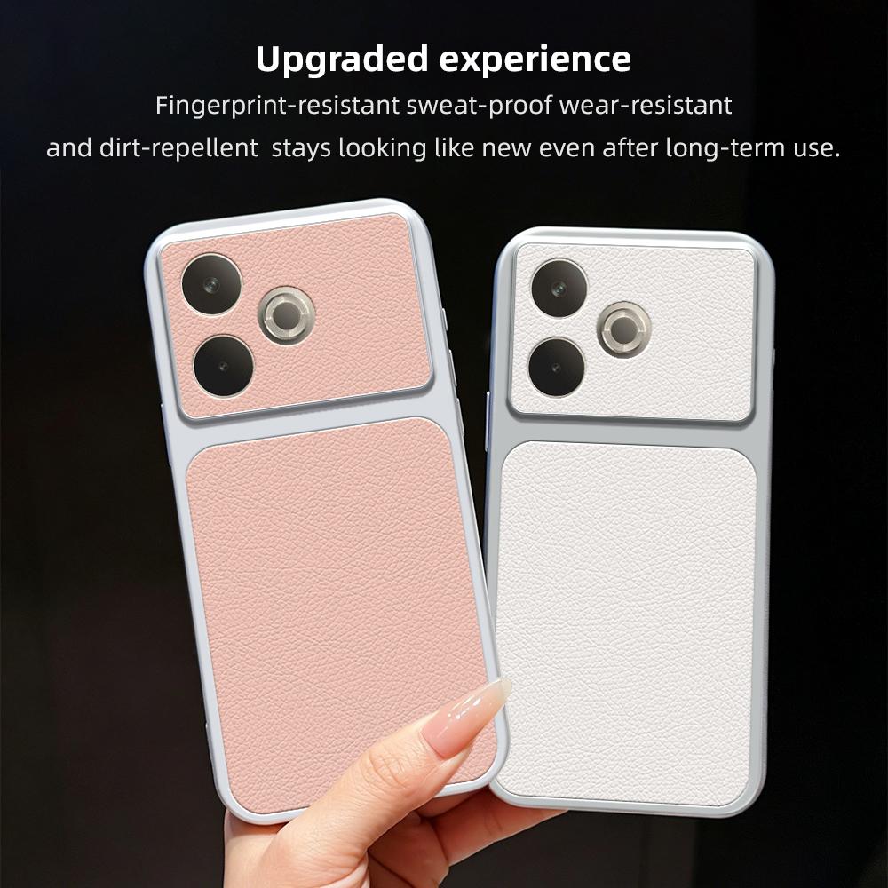 For OPPO A5 Pro 5G / 4G Global Lambskin Series Skin Feel Shockproof Phone Case(Pink)