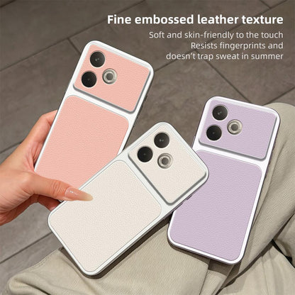 For OPPO A5 Pro 5G / 4G Global Lambskin Series Skin Feel Shockproof Phone Case(Purple)