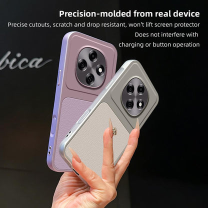 For OPPO A6 Pro 5G / 4G Lambskin Series Skin Feel Shockproof Phone Case(Orange)