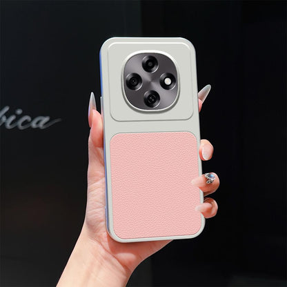 For OPPO A6 Pro 5G / 4G Lambskin Series Skin Feel Shockproof Phone Case(Pink)