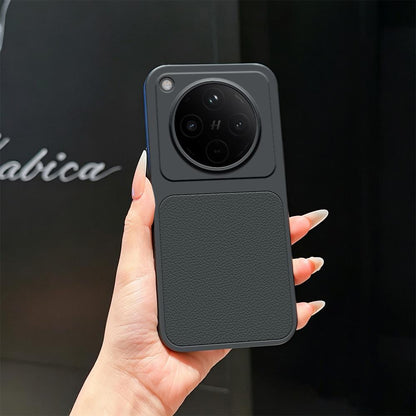 For OPPO Find X8 Lambskin Series Skin Feel Shockproof Phone Case(Black)