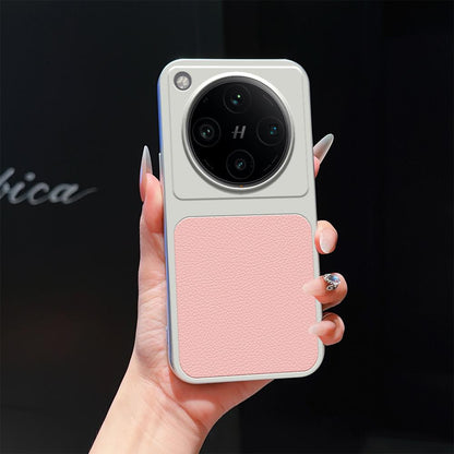For OPPO Find X8 Pro Lambskin Series Skin Feel Shockproof Phone Case(Pink)