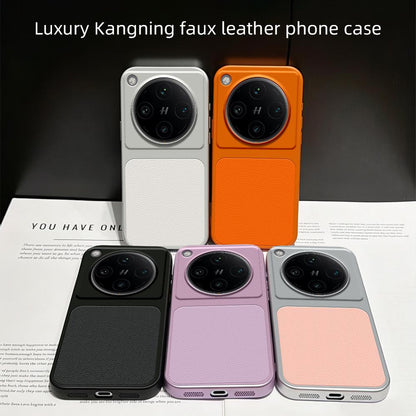 For OPPO Find X8 Pro Lambskin Series Skin Feel Shockproof Phone Case(Pink)