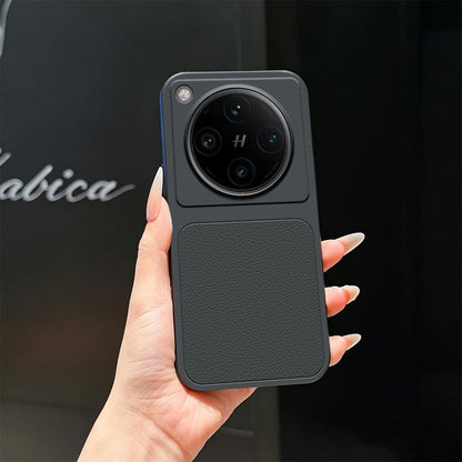 For OPPO Find X8 Pro Lambskin Series Skin Feel Shockproof Phone Case(Black)