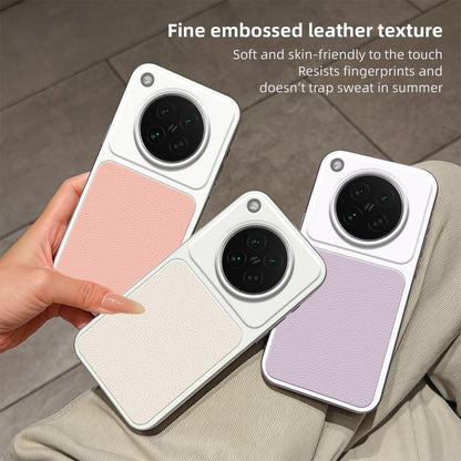 For OPPO Find X8s Lambskin Series Skin Feel Shockproof Phone Case(Pink)