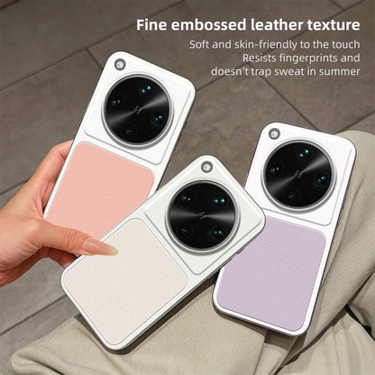 For OPPO Find X8 Ultra Lambskin Series Skin Feel Shockproof Phone Case(Pink)