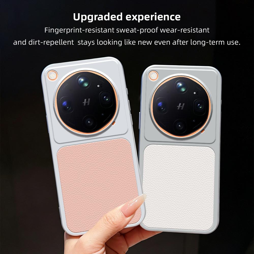 For OPPO Find X9 Ultra 5G Lambskin Series Skin Feel Shockproof Phone Case(Orange)