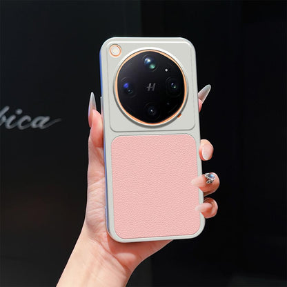 For OPPO Find X9 Ultra 5G Lambskin Series Skin Feel Shockproof Phone Case(Pink)