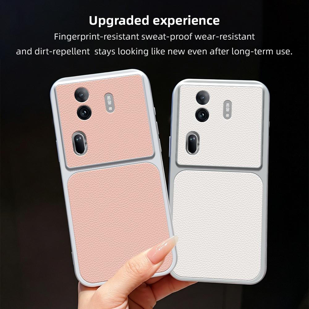 For OPPO Reno11 Pro 5G Global Lambskin Series Skin Feel Shockproof Phone Case(Purple)