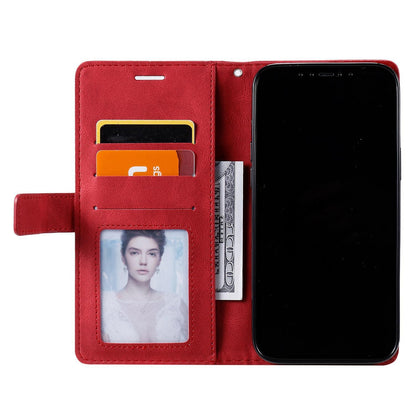 For Redmi 15 5G Global / 15 4G SEA 169.5mm Skin Feel Splicing Leather Phone Case(Red)
