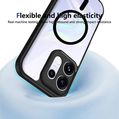 For OPPO Reno16 / Reno16 Pro Global Matte PC Skin-feel Magnetic Shockproof Phone Case(Black)