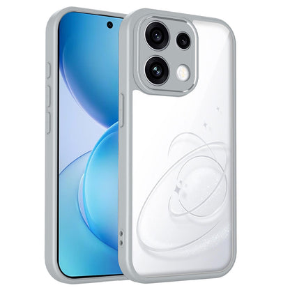 For OPPO Reno16 F 5G Global Matte PC Skin-feel Shockproof Phone Case(Grey)