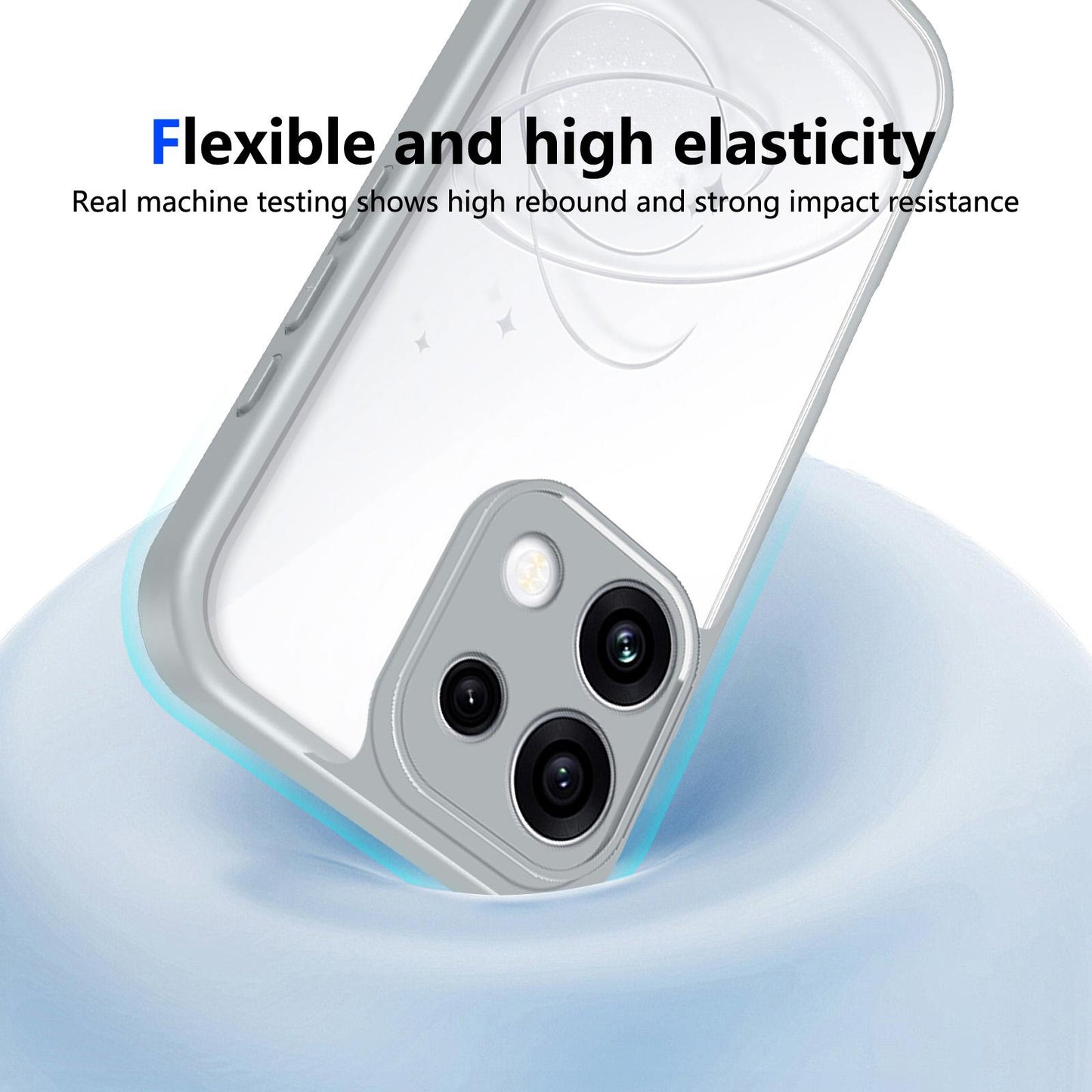 For OPPO Reno16 F 5G Global Matte PC Skin-feel Shockproof Phone Case(Grey)