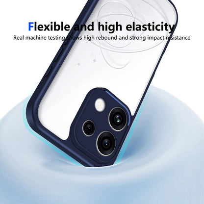 For OPPO Reno16 F 5G Global Matte PC Skin-feel Shockproof Phone Case(Blue)