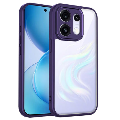 For OPPO Reno16 / Reno16 Pro 5G Global Matte PC Skin-feel Shockproof Phone Case(Purple)