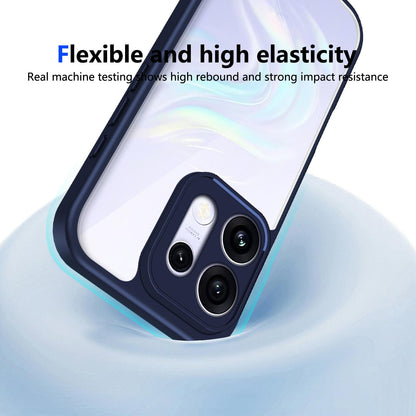 For OPPO Reno16 / Reno16 Pro 5G Global Matte PC Skin-feel Shockproof Phone Case(Blue)