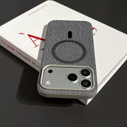 For iPhone 17 Pro Acrylic Hybrid TPU Rhombus Texture Magnetic Phone Case(Green)