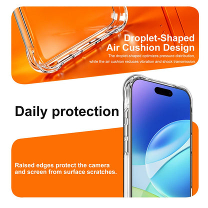 For iPhone 18 Pro imak Magnetic Shockproof Airbag TPU Phone Case(Transparent)