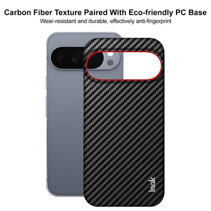 For Google Pixel 10 / Pixel 10 Pro imak Ruiyi Series Red Ring Carbon Fiber Texture Phone Case(Black)