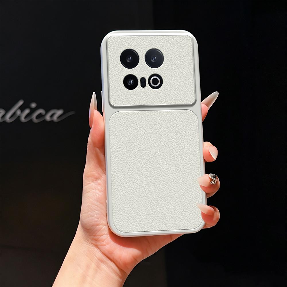 For vivo iQOO 13 Lambskin Series Skin Feel Shockproof Phone Case(Silver)
