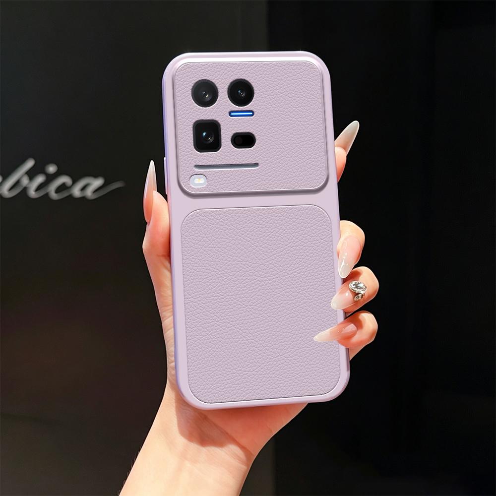For vivo iQOO 15 Ultra 5G Lambskin Series Skin Feel Shockproof Phone Case(Purple)