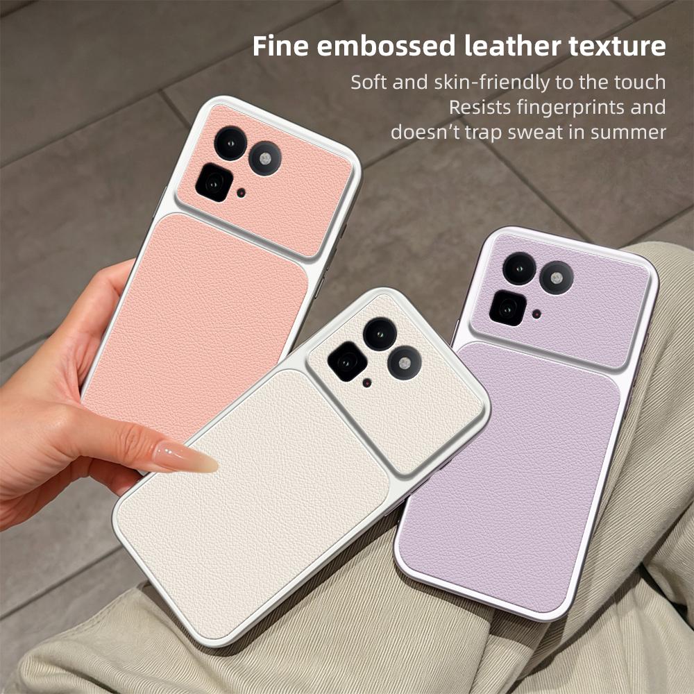 For vivo iQOO 15T 5G Lambskin Series Skin Feel Shockproof Phone Case(Pink)