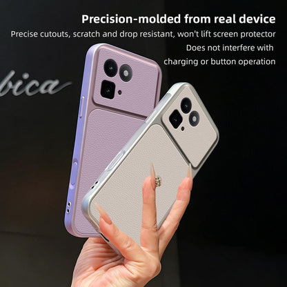 For vivo iQOO 15T 5G Lambskin Series Skin Feel Shockproof Phone Case(Pink)