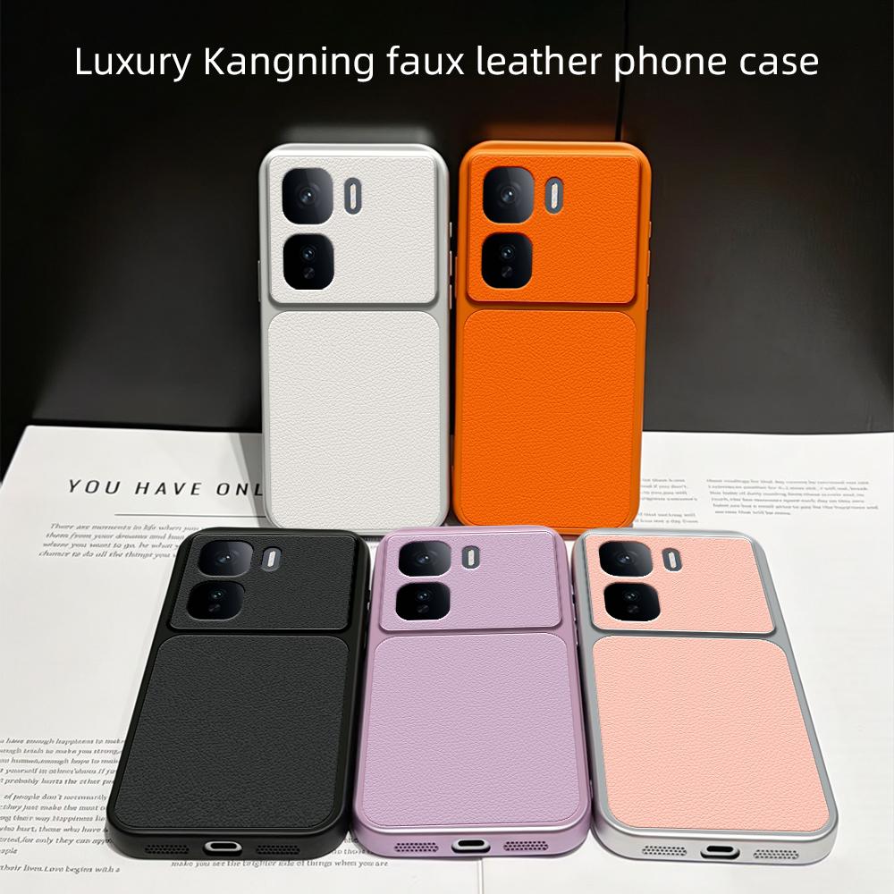 For vivo iQOO Neo 10 5G Lambskin Series Skin Feel Shockproof Phone Case(Silver)