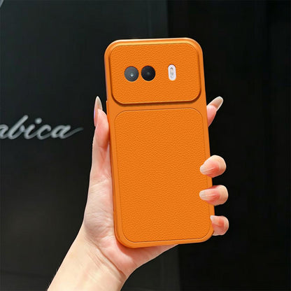 For vivo iQOO Z11 Turbo 5G Lambskin Series Skin Feel Shockproof Phone Case(Orange)