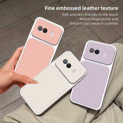 For vivo iQOO Z11 Turbo 5G Lambskin Series Skin Feel Shockproof Phone Case(Pink)