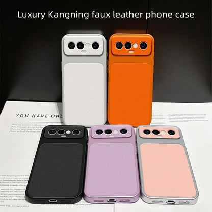 For vivo S50 Pro mini / X300 FE 5G Russia Lambskin Series Skin Feel Shockproof Phone Case(Pink)