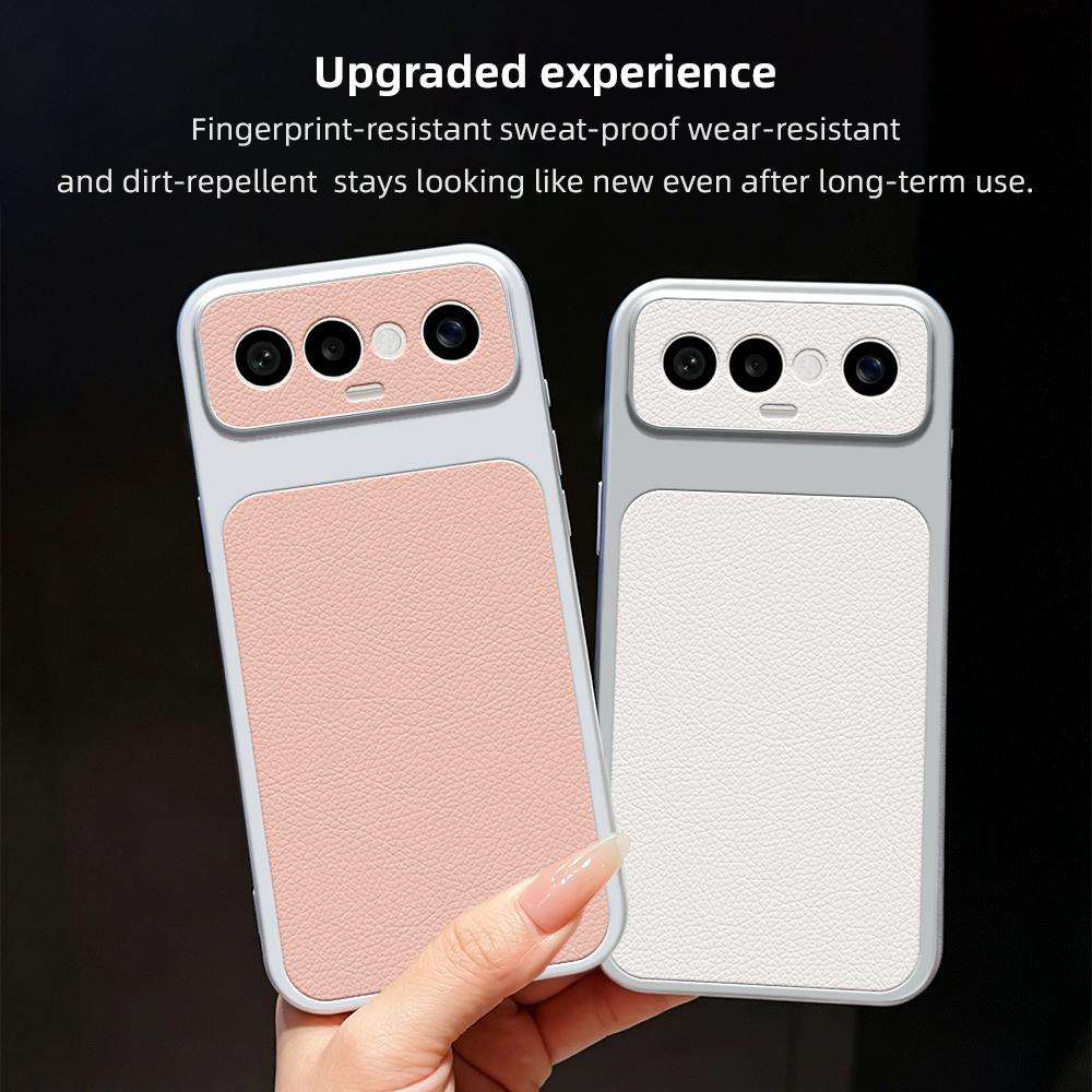 For vivo S50 Pro mini / X300 FE 5G Russia Lambskin Series Skin Feel Shockproof Phone Case(Pink)
