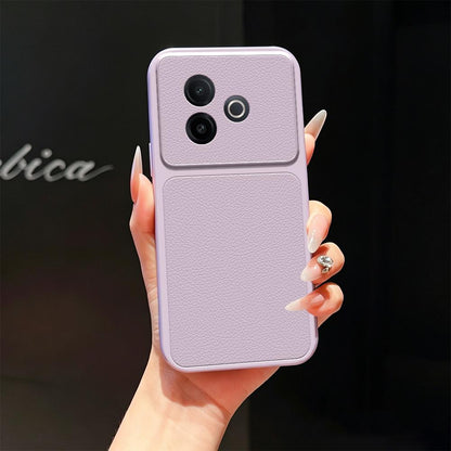For vivo Y300i Lambskin Series Skin Feel Shockproof Phone Case(Purple)