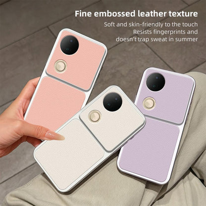For vivo S20 Lambskin Series Skin Feel Shockproof Phone Case(Black)
