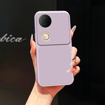 For vivo S20 Lambskin Series Skin Feel Shockproof Phone Case(Purple)