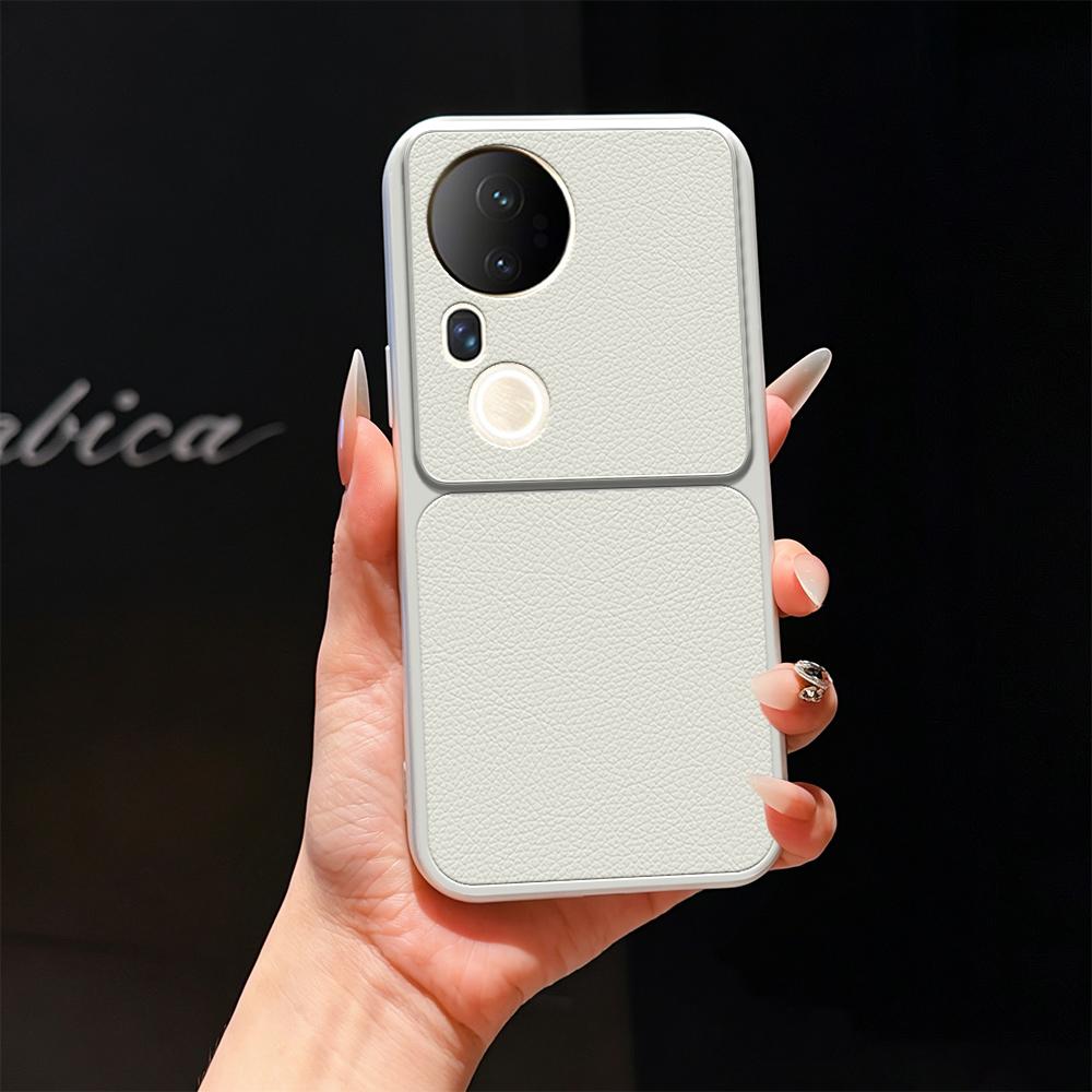 For vivo S20 Pro Lambskin Series Skin Feel Shockproof Phone Case(Silver)