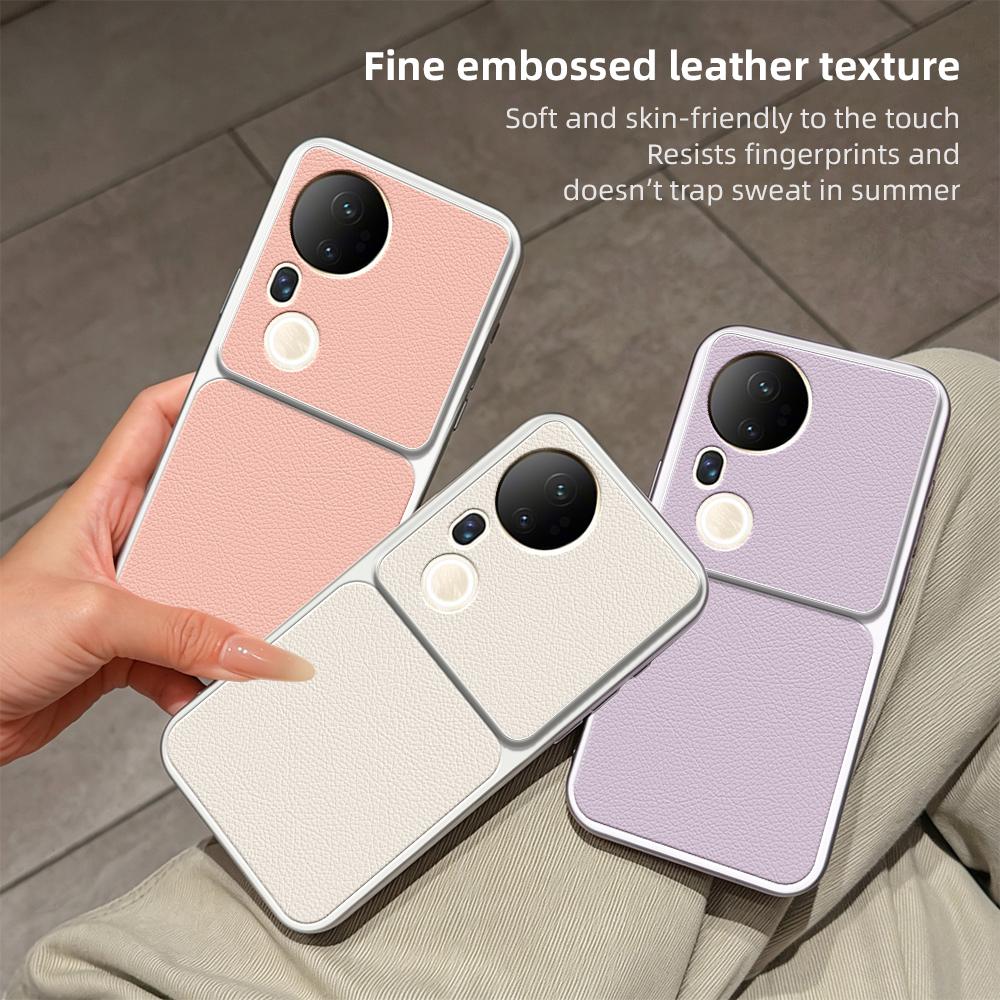 For vivo S20 Pro Lambskin Series Skin Feel Shockproof Phone Case(Silver)