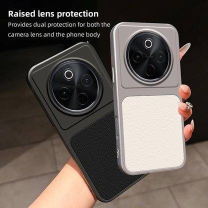 For vivo Y300 Pro Lambskin Series Skin Feel Shockproof Phone Case(Orange)