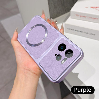 For Realme GT 7 Pro Lambskin Series Magnetic Skin Feel Phone Case(Purple)