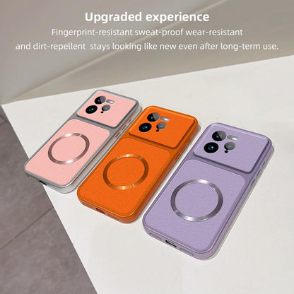 For Realme GT 7 Pro Lambskin Series Magnetic Skin Feel Phone Case(Black)