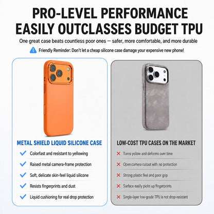For iPhone 18 Pro Liquid Silicone Frame Hybrid Clear Acrylic Back Panel Phone Case(Grey)