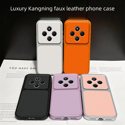 For Redmi 14C 5G / 4G Lambskin Series Skin Feel Shockproof Phone Case(Purple)